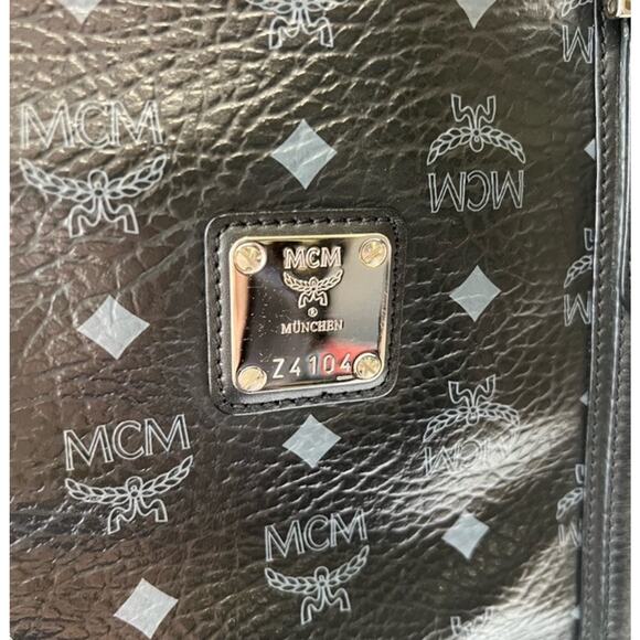 MCM black leather tote bag - Picture 3 of 7